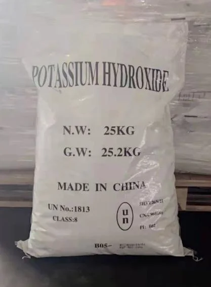 La Potasse caustique Flake AC d'alimentation de l'usine 1310-58-3 90 % KOH/hydroxyde de potassium avec un bon prix