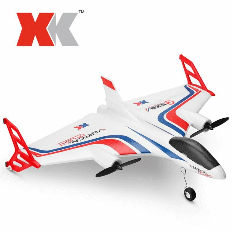 Wl juguetes X520 2.4G 6CH 5g WiFi 720p avión X520-W Fpv Vtol despegue y aterrizaje vertical 3D EPP Avión juguetes Radio Control RTF