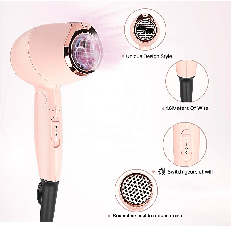 on Sale DC Motor Salon Beauty Tools Volumizer Professional Electric Hair Dryer