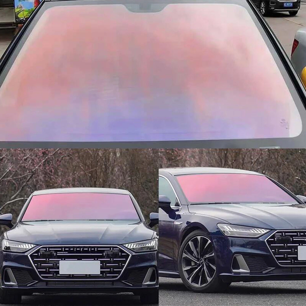 Ventana solar película de tinte Azul de colores Chameleon Alta UV ir Película para la ventana del coche de Rejction