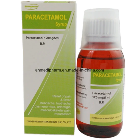 Paracetamol Syrup 120mg/5ml 100ml GMP Medicine