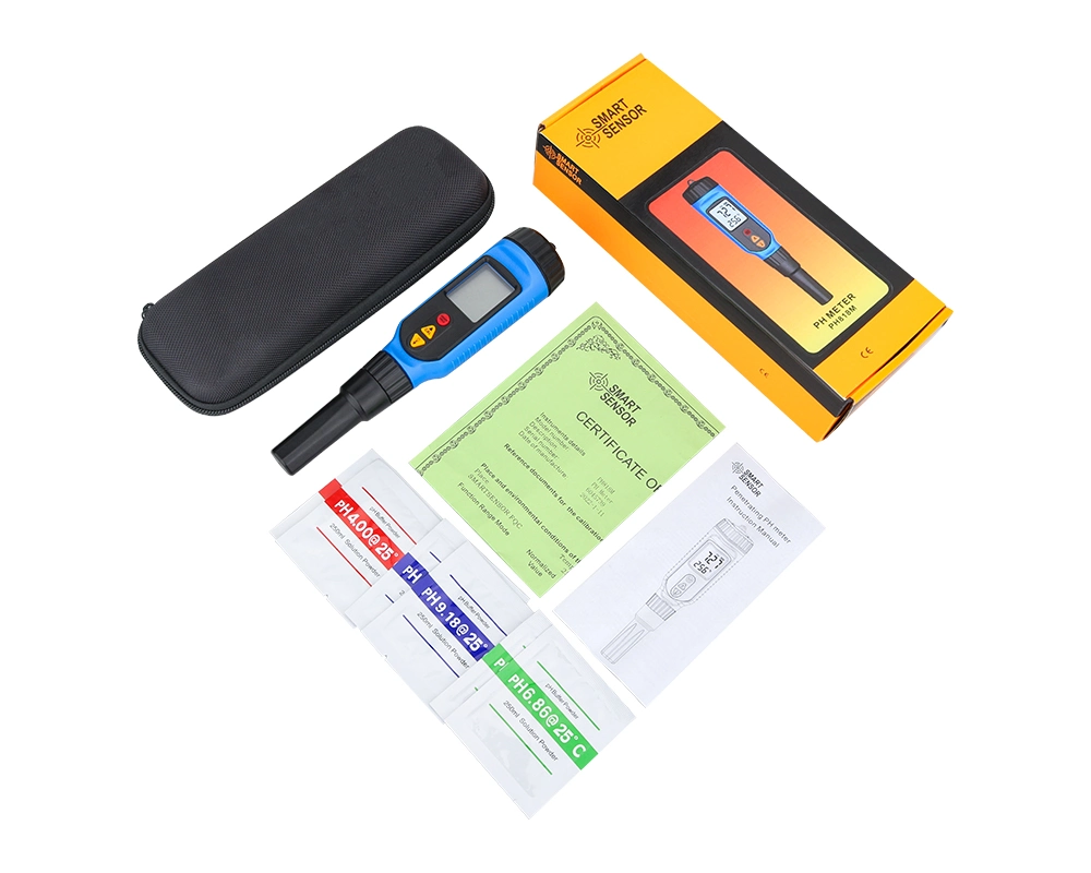 3 in 1 Digital Soil pH Meter Plant Flower Agriculture Orchard pH Value Tester Pen Type Acidimeter with Temperature Moisture Measurement pH328