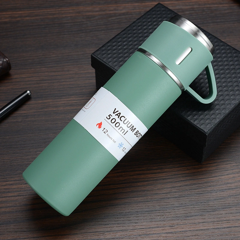 New 316 Stainless Steel Couple Thermos Cup Portable Student Women's Water Cup Gift for Parents Group Enterprise Custom Logo
