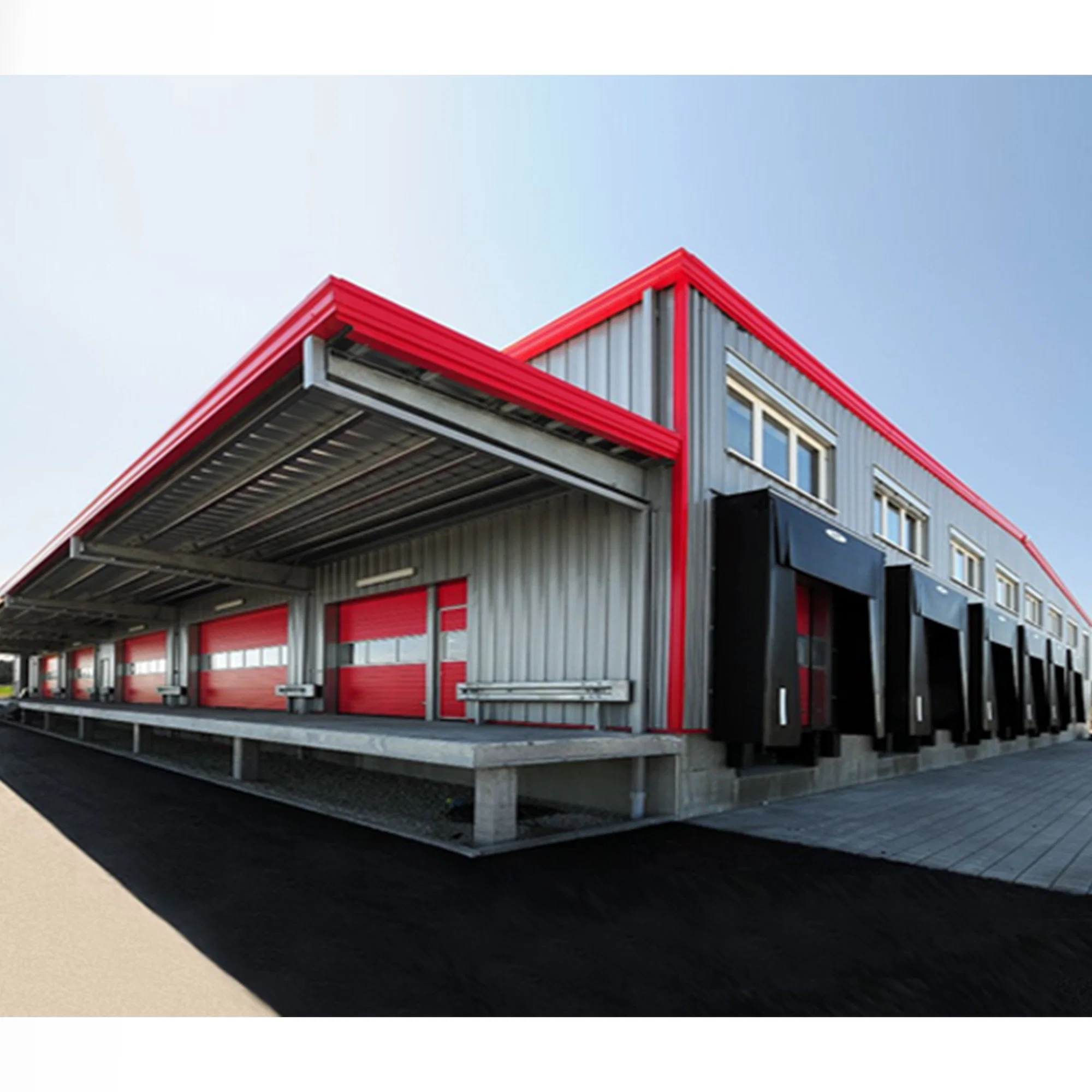 Modular Steel Structure Metal Frame Prefabricated Office Worshop Commercial Buidling