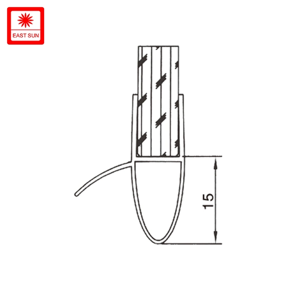 Hot Designs Good Quality PVC Clip Seals (Glass Fitting) Pts-30