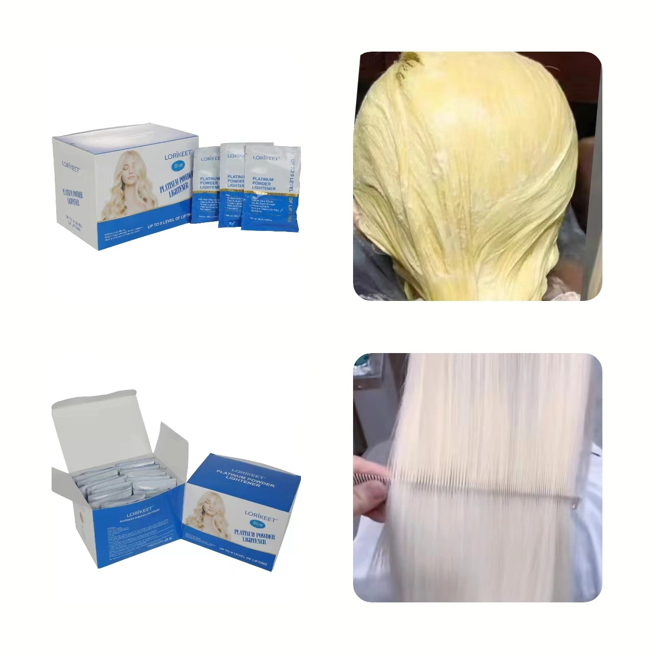 Professional Oxygen Bleaching Powder Private Label Hair Bleaching Powder Level 9