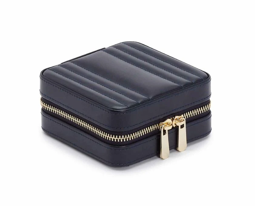 Women Girls Organizer Earring Ear Stud PU Leather Portable Jewel Case Jewellery Packaging Gift Boxes Travel Jewelry Case Square