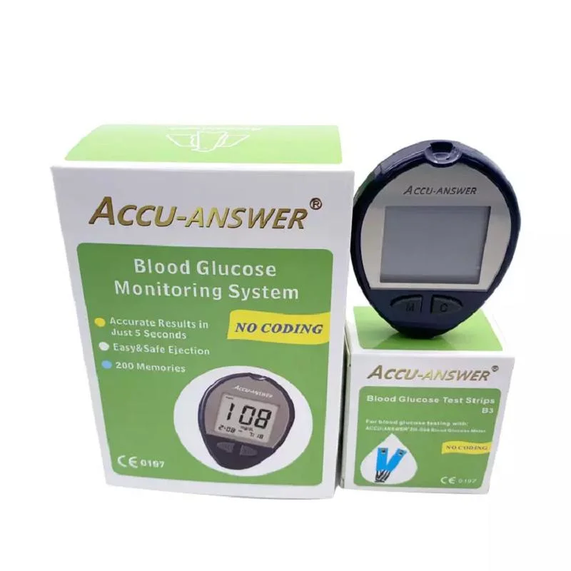 High Quality Home and Hospital Use Glucometer Blood Sugar Meter Glucose Monitor