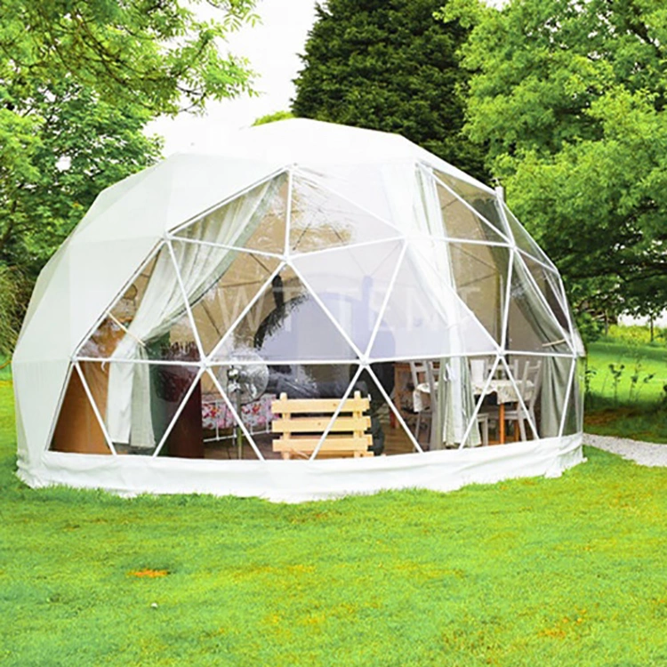 6m de diámetro de la casa Domo Igloo Glamping invierno tienda