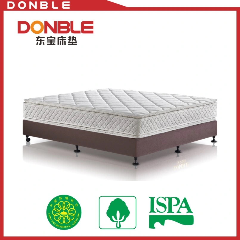 Europe Pillow Top King Size High Density Foam Pocket Spring Mattress