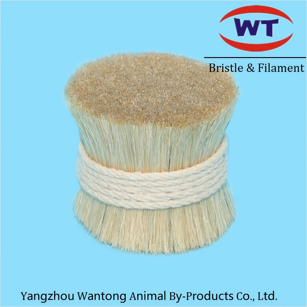 Chungking Natural White Soft Pig Boiled Bristles