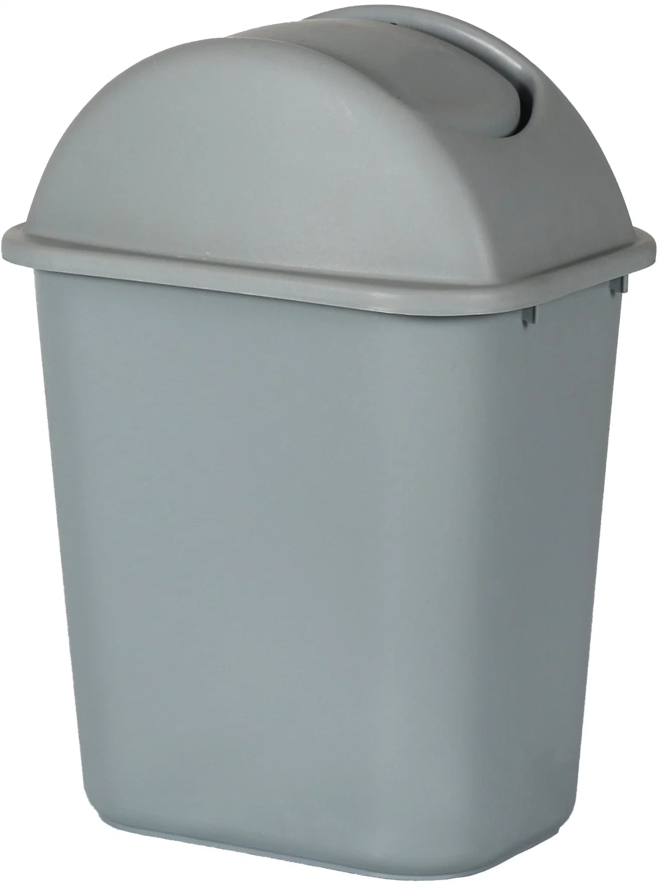 23liter / 42liter Square Plastic Dustbin with Cover for Office