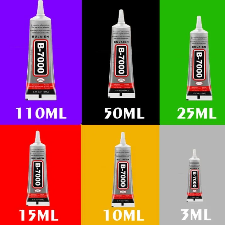 Forware mejor uso de pegamento E6000 15ml Industrial super adhesivo líquido transparente para el teléfono de la reparación o DIY