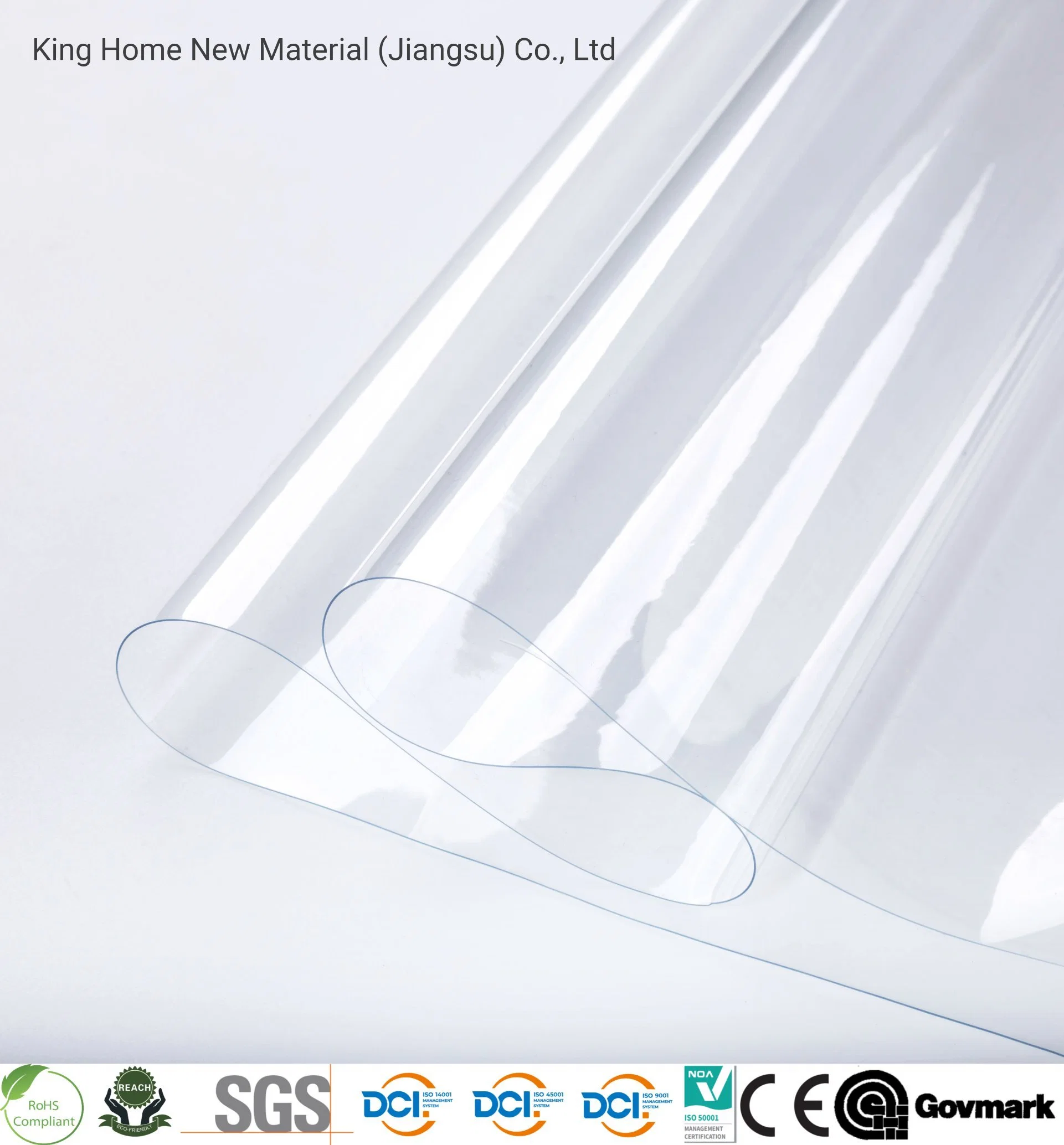 Outdoor Use Super Clear PVC Film Light Blue PVC Sheet