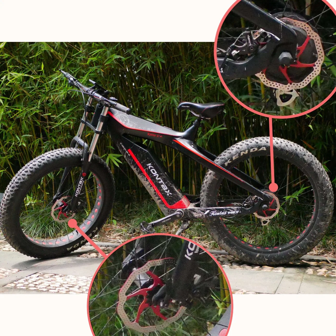 48V 13ah Bicicleta eléctrica de neumáticos gruesos Ebike E-Bike Fatbike Lectrique Bicicleta de montaña eléctrica MTB