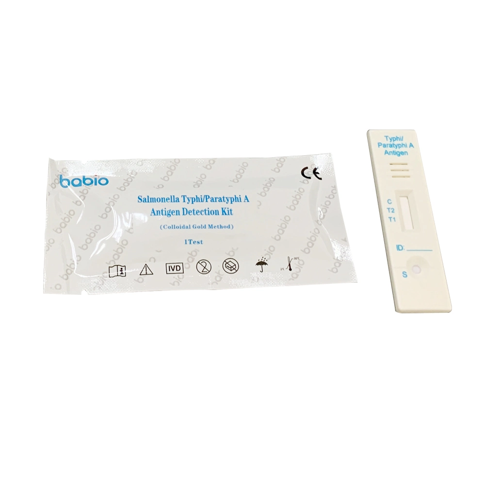 CE/ISO Certifiedmedical Diagnostic Typhoid Rapid Test Cassette Salmonella Typhi/Paratyphi a Antigen Test