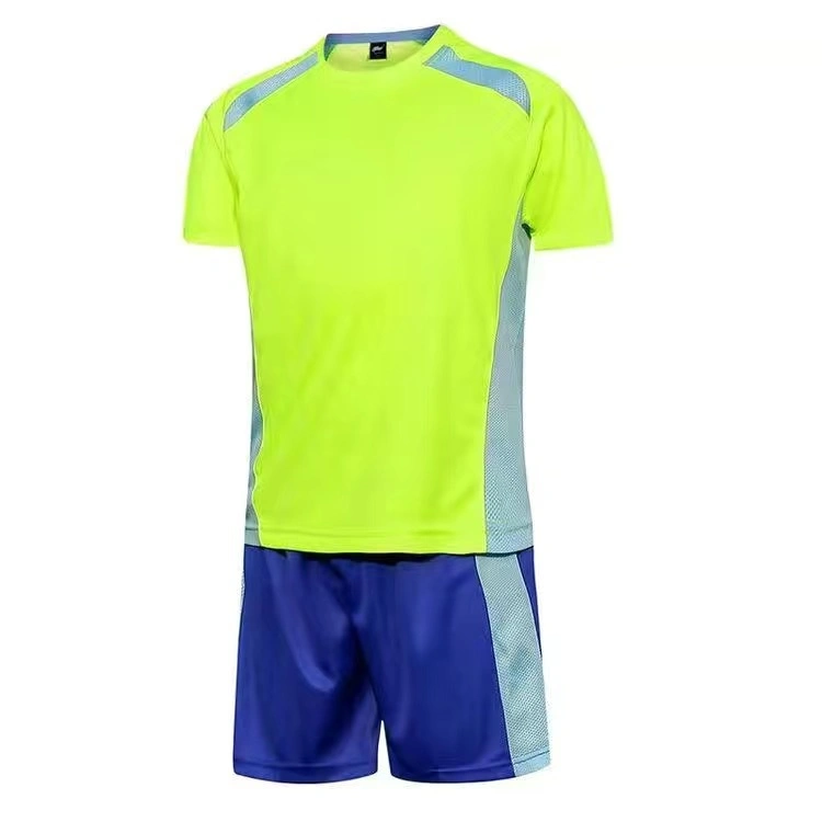 Conjunto de traje uniforme básico de fútbol clásico barato y pantalón corto de entrenamiento, camiseta de baloncesto, partidos de Team Club