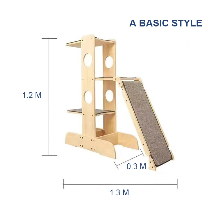 Floor to Ceiling Cat Tree Climbing Frame Cat Scratcher Tree Pet Accessories for Sale