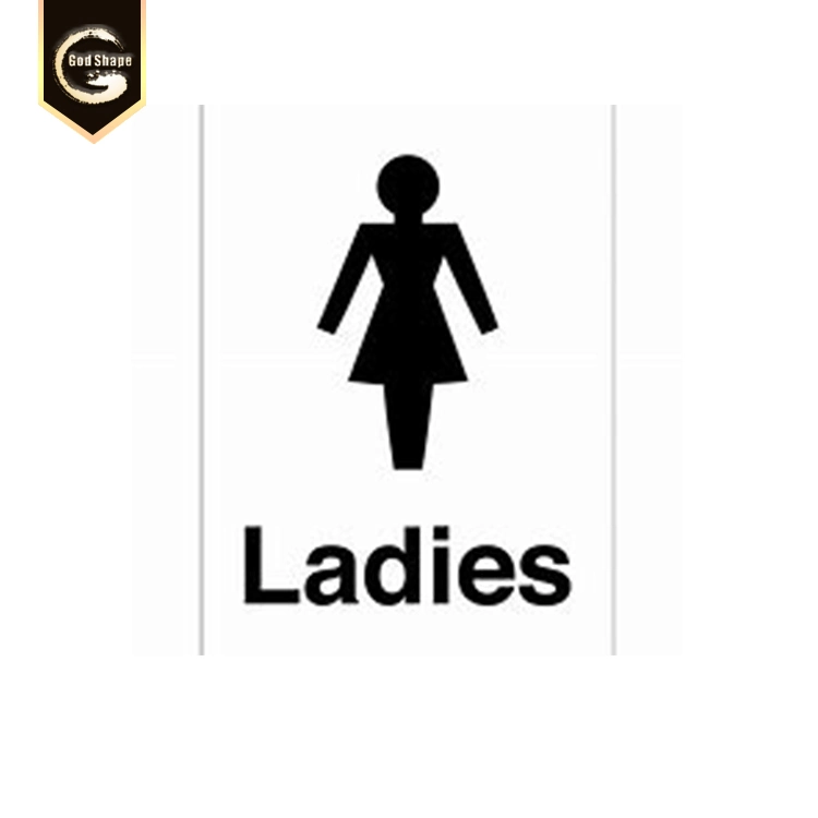 Gent Toilet Restroom Door Plate Sign Plaque for Wayfinding -0419L