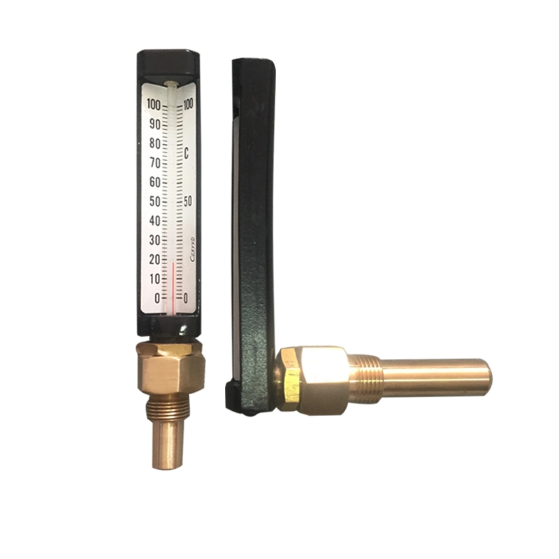 Mercury Glass Brass Scoket Thermometer