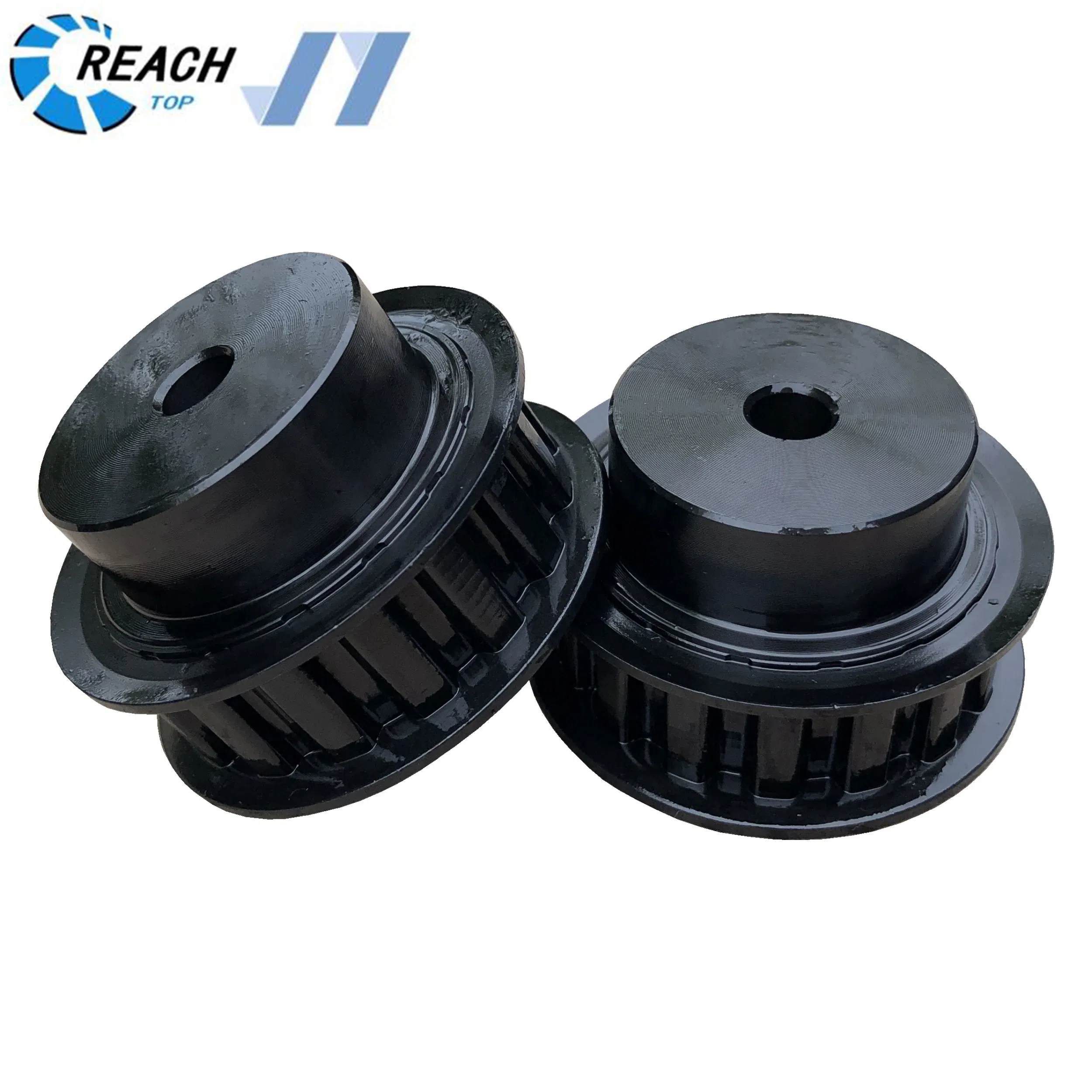 Power Transmission Parts High Performance C45 Steel Timing Belt Pulley