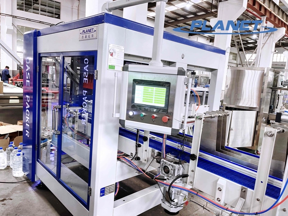 Automatic Place Bottle Grab Type Auto Carton Box Case Packing Machine