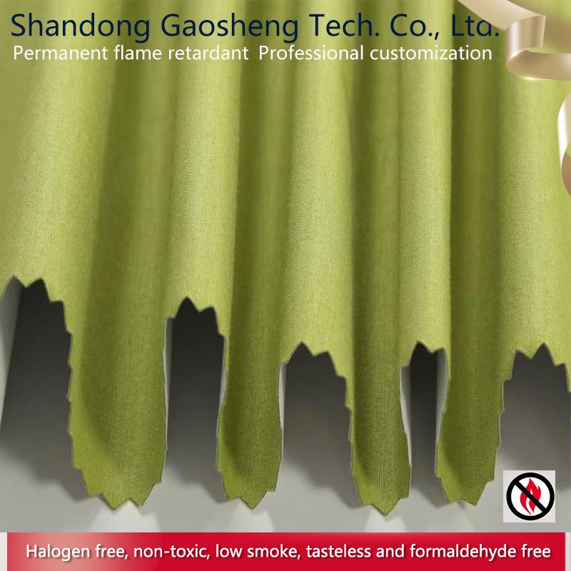 Promotional Various Durable Using Heavyweight Flame Retardant Fabric Curtain 100% Polyester