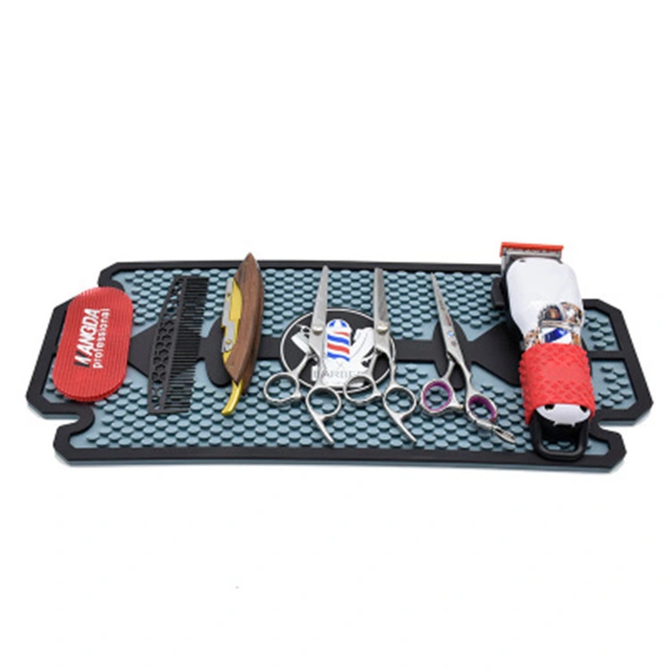 Hairdressing Tool Pad Non-Slip Station Mat Clippers Scissors Storage Pad