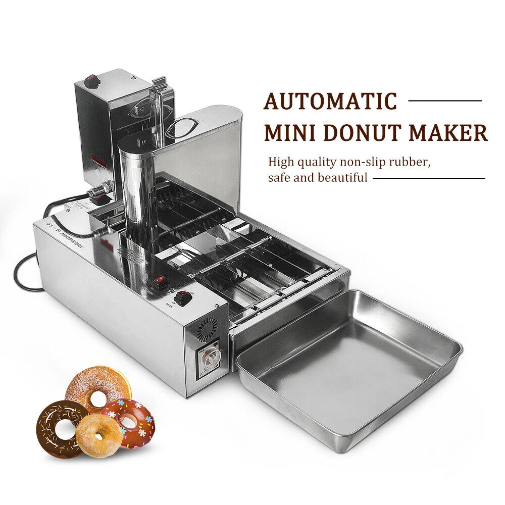 Free Shipping to USA 4 Rows Popular Commercial Counter Mini Donut Making Machine