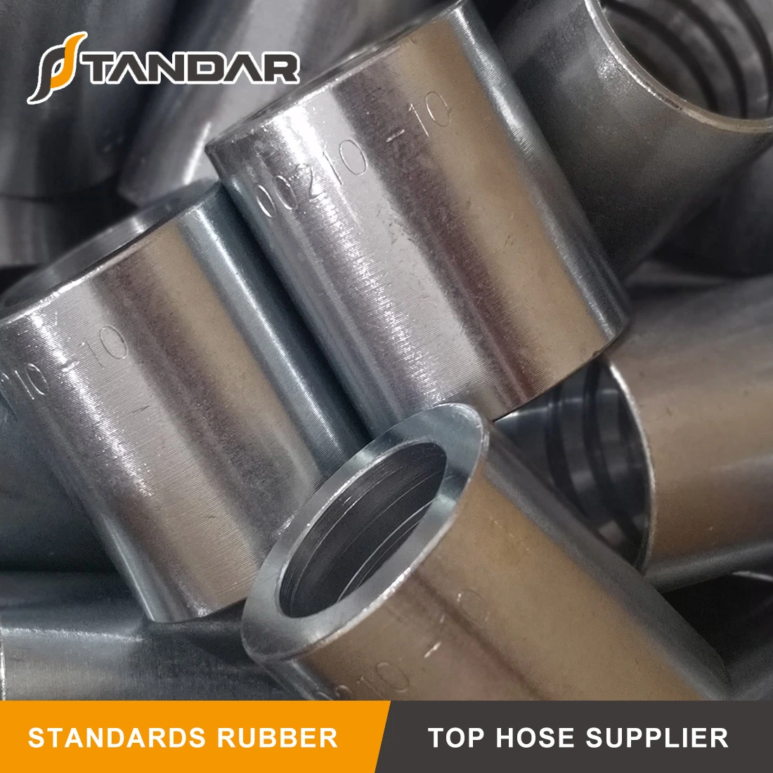 Galvanized Hydraulic Rubber Wire Spiral Oil Hose Fitting