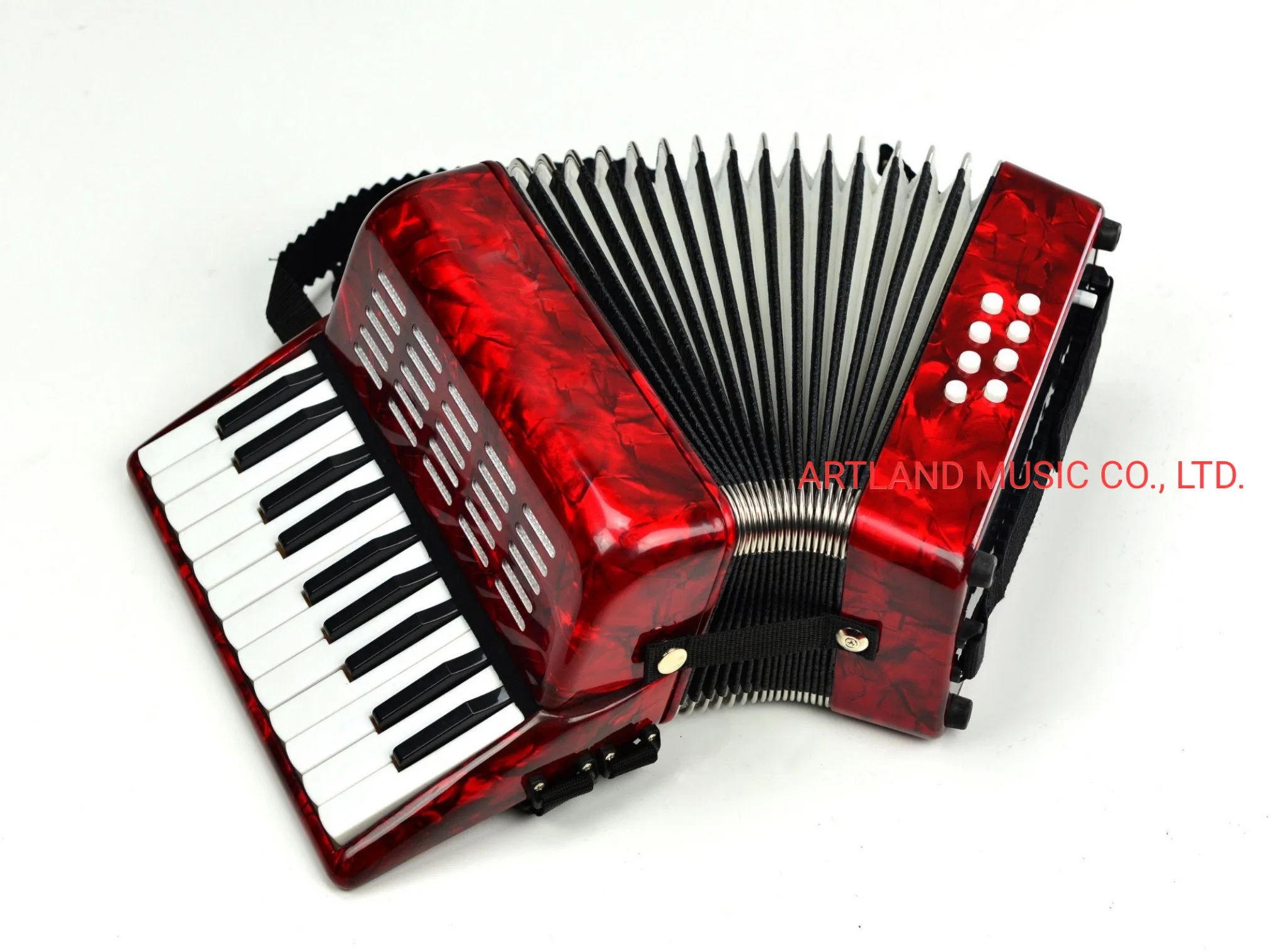 22keys 8 Bass Accordion Red (M2000-G) High Grade