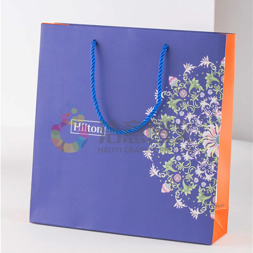 OEM Factory Wholesale/Supplier Customized Office Supply Paper Bag with Rope