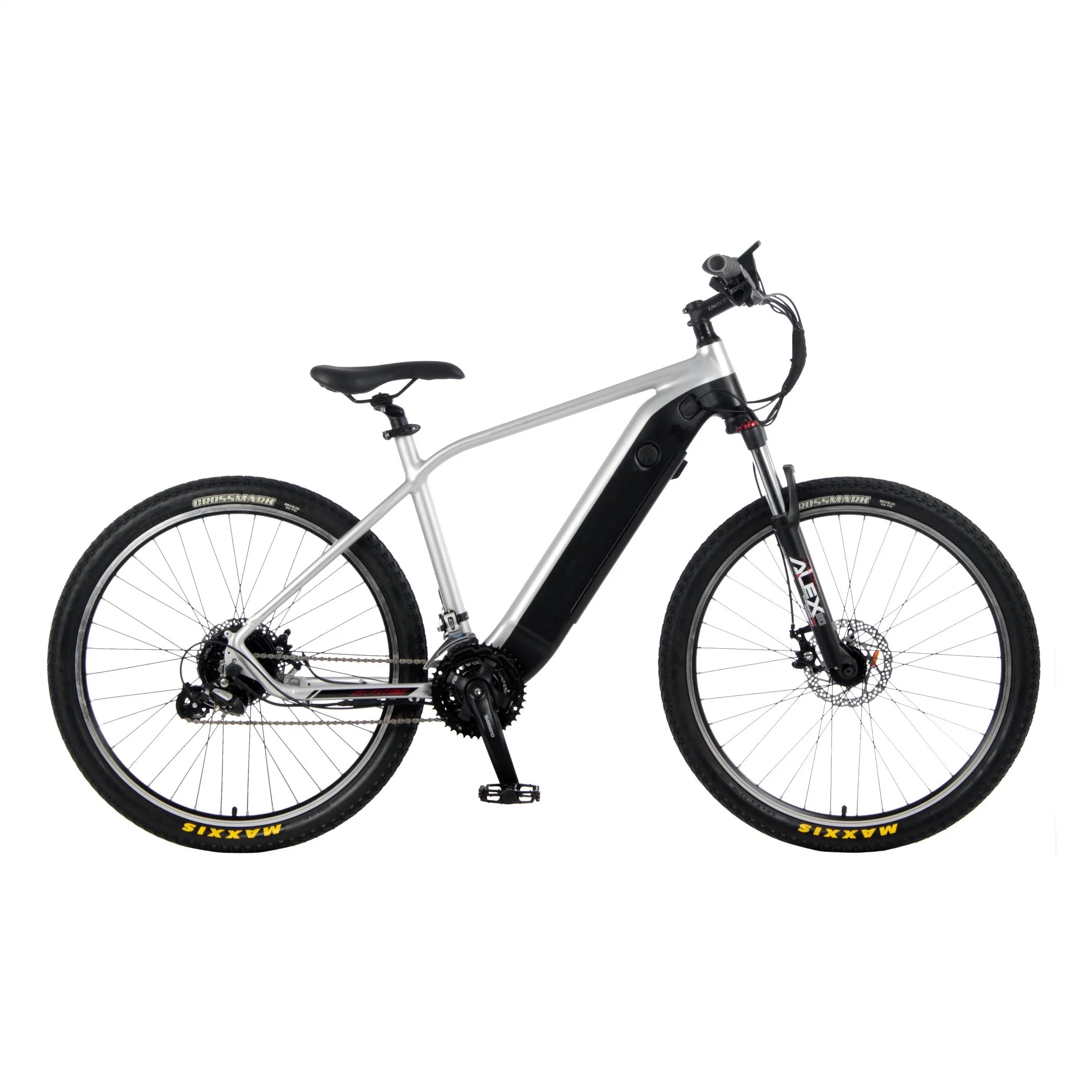 Fábrica OEM Ebike 36V 10.4ah de iones de litio de 26" de la presión de aceite Susfork *2.1 la velocidad de 8 bicicleta eléctrica