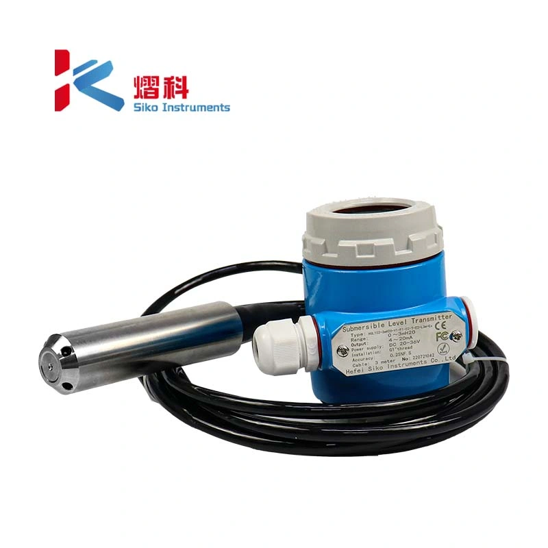 0-100mh2o Water Level Indicator LCD Display Submersible Level Sensor for Borehole Well