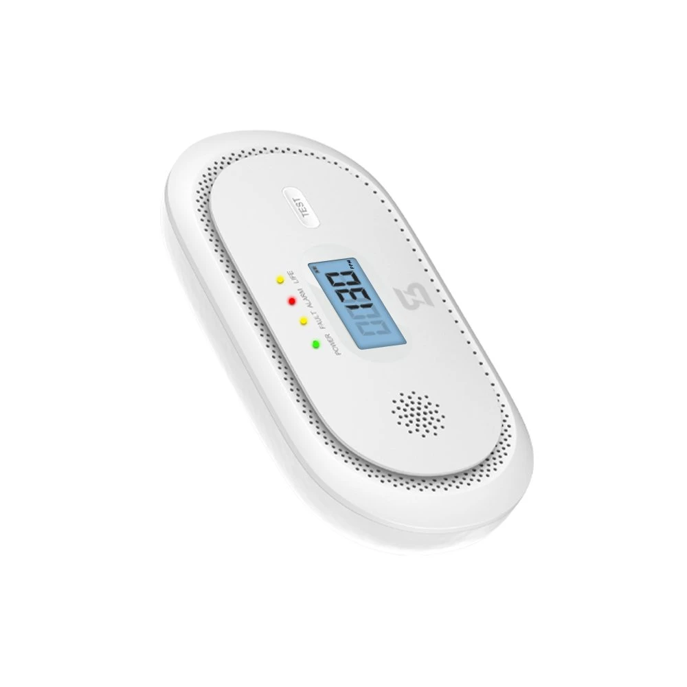 Intertek50291 en el Monóxido de Carbono Co Detector de alarma con sensor de 10 años de vida