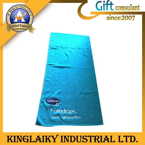 100% Cotton Portable Face Towel with Logo for Gift (KT-004)