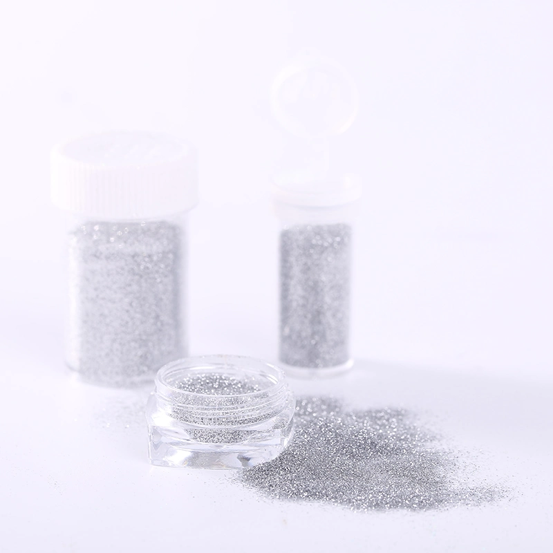 Sliver and White Glitter Acrylic Powder for Nails, Arts Crafts, Body Face and Epoxy Resin