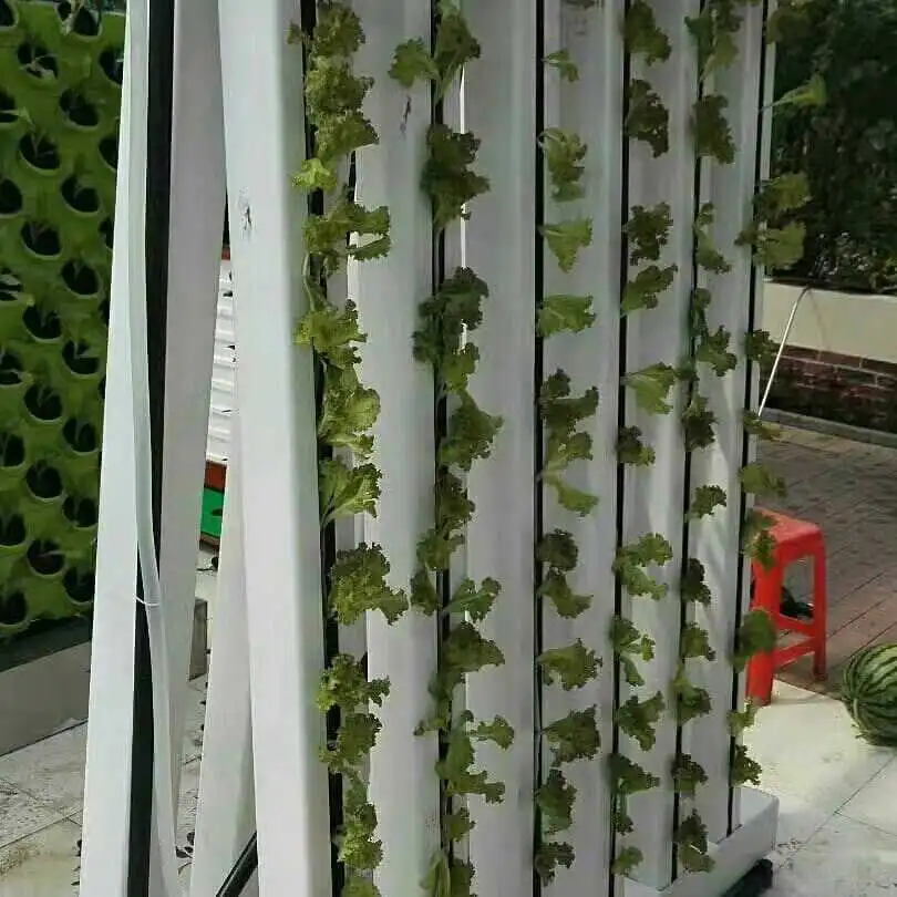 Vertical Zipper Hydroponic Pipe PVC Hydroponic Planting Tank Hydroponic System