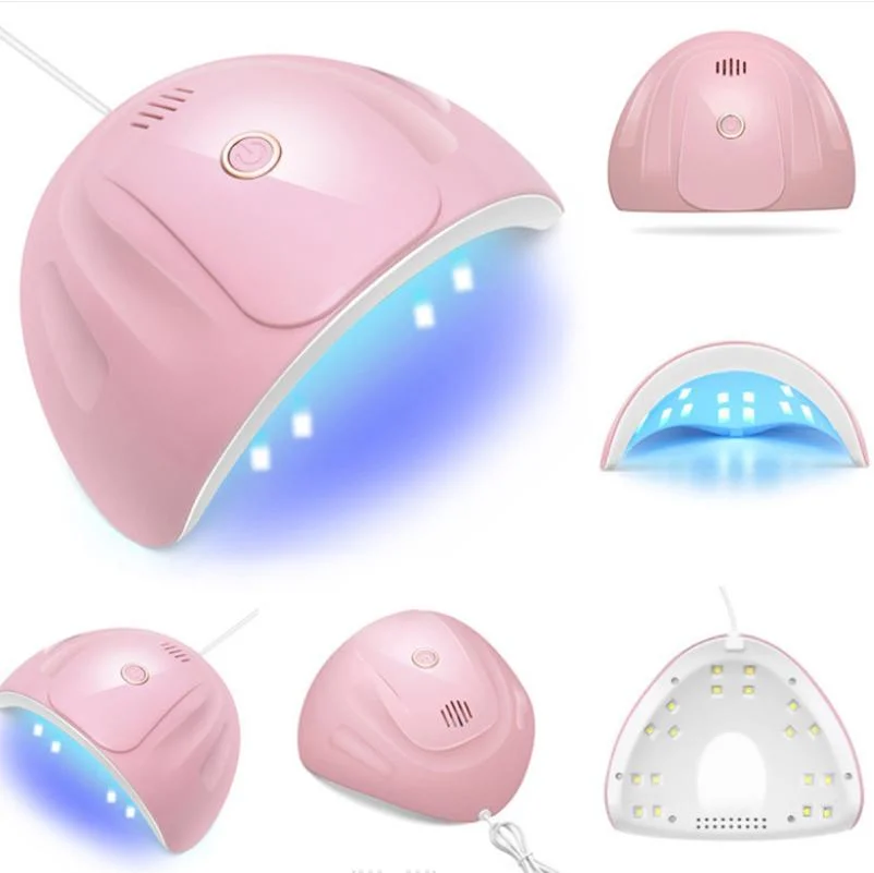 Wholesale 54W Gel Curing UV Lamp Manicure Custom Logo Portable UV LED Nail Lamp