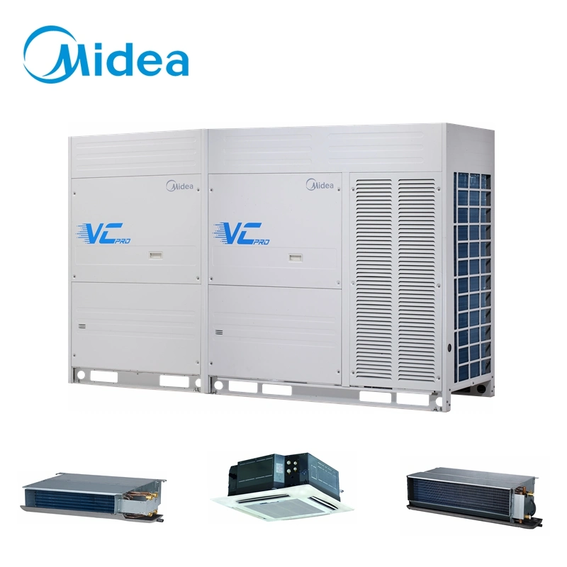 MIdea ESP jusqu'à 60PA 35 tonnes refroidissement seulement sur pied Onduleur système HVAC climatisation centrale pour l'entreposage des aliments Installations