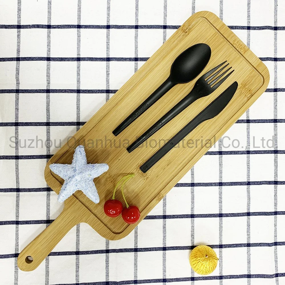 Wholesale/Supplier Bulk Package PLA Biodegradable Knife Fork and Spoon Disposable Cutlery