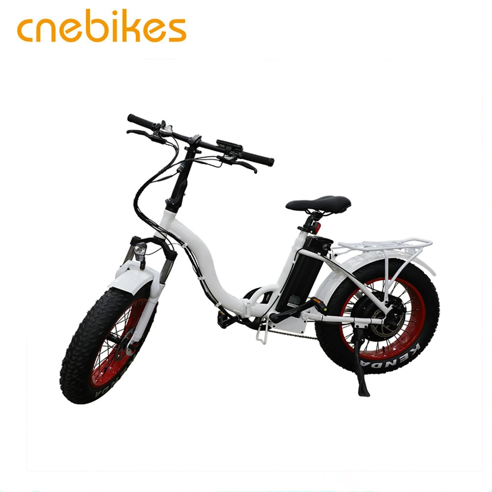 Cnebikes 20'' de los neumáticos de la grasa bicicleta eléctrica plegable bicicleta eléctrica para adultos