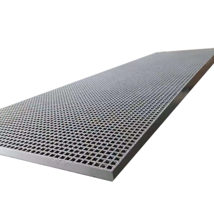 Mini-Mesh Fiberglass Green Grating Anti-Slip FRP Car Wash Trench Drain Covers GRP Flooring Grate