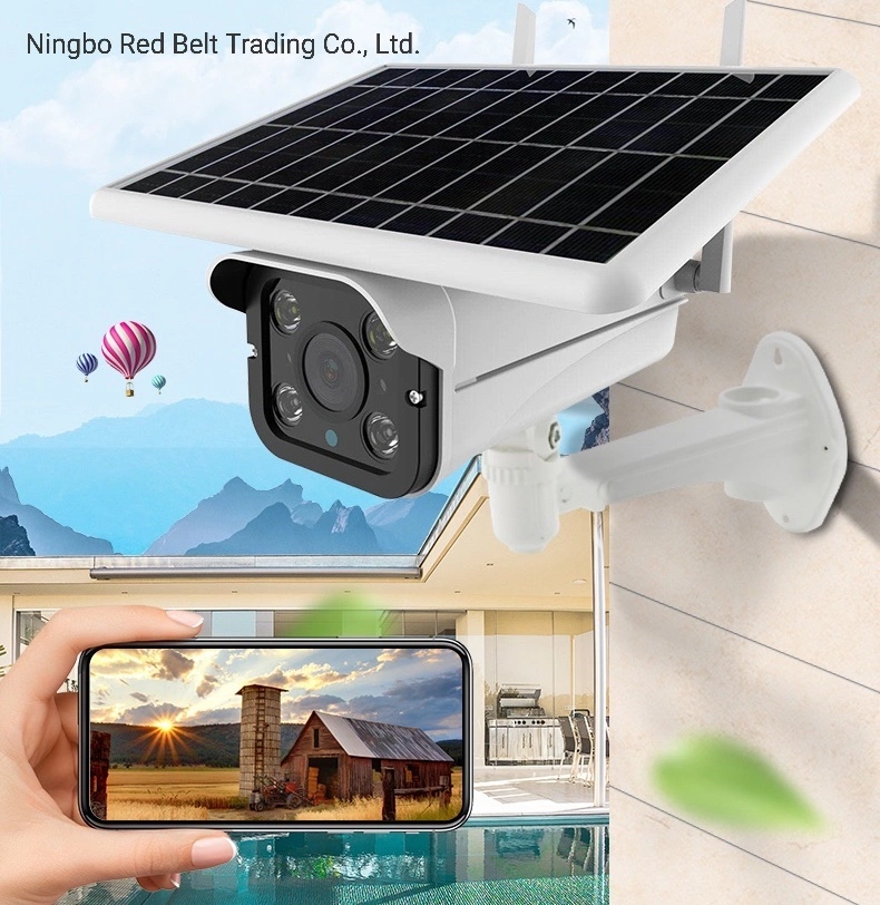 1080p 2MP 4G Solar Power Wireless Outdoor Wasserdichte CCTV-Kamera IP-Kamera für die Sicherheit