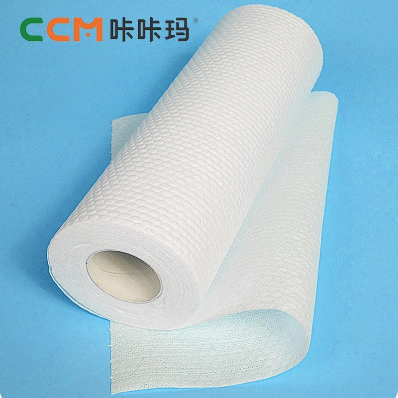 50PCS White Multipurpose Household Cleaning Dish Towel Kitchen Cloth Roll