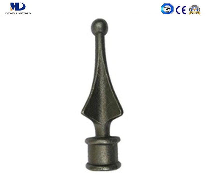 High quality/High cost performance Ornamental Parts Wrought Iron Spear Head