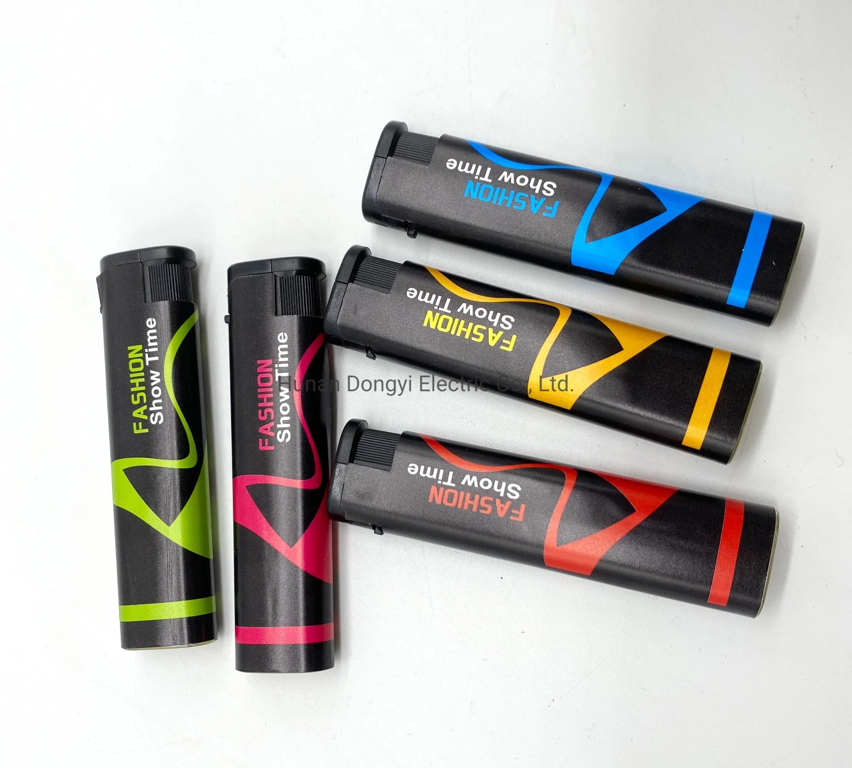 Factory Wrapped Sticker Item of Cheap Electric Disposable Lighter for Souvenir Gift