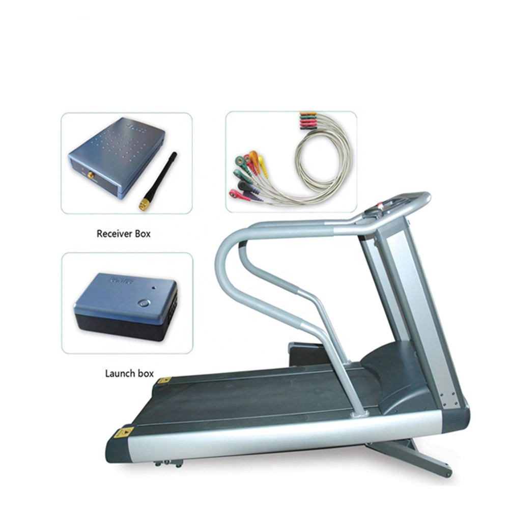 In-H017 12 Derivs ECG Prueba de esfuerzo inalámbrica rueda de cinta de ECG