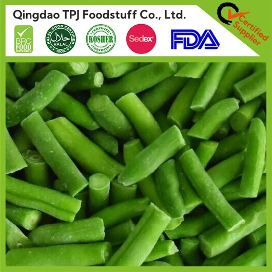 Самые популярные высококачественные продукты IQF для овощей замороженные зеленые фасоль / IQF Зеленые бобы