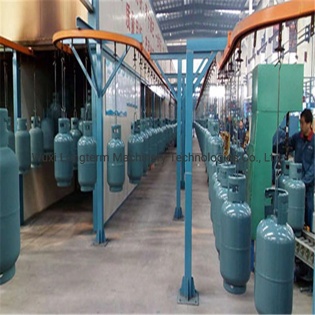 China Supplier Electric Spray Powder Coating Line / Powder Coating System for LPG Gas Cylinders#